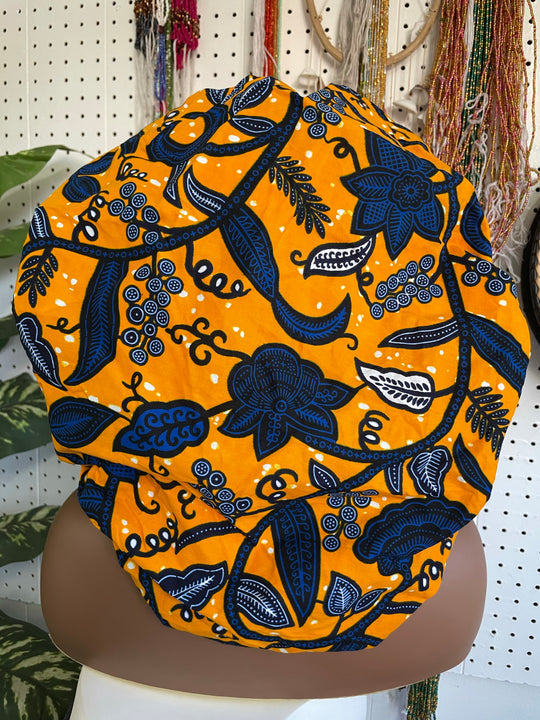 African print reversible hair bonnets - K.D.Kollections Store