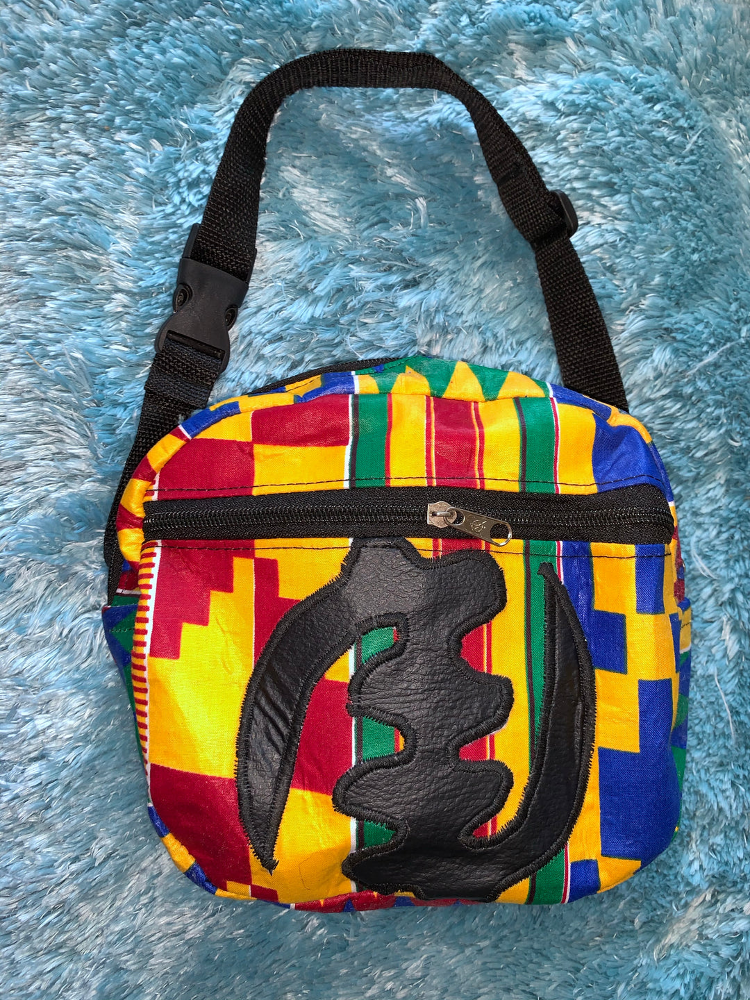 Kente print fanny pack - K.D.Kollections Store