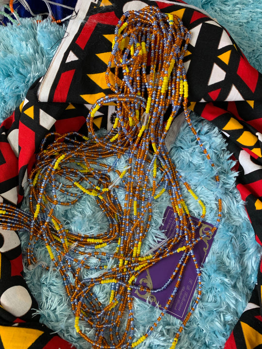 Beautiful West African Multicolored waist beads. Pls read description. - K.D.Kollections Store