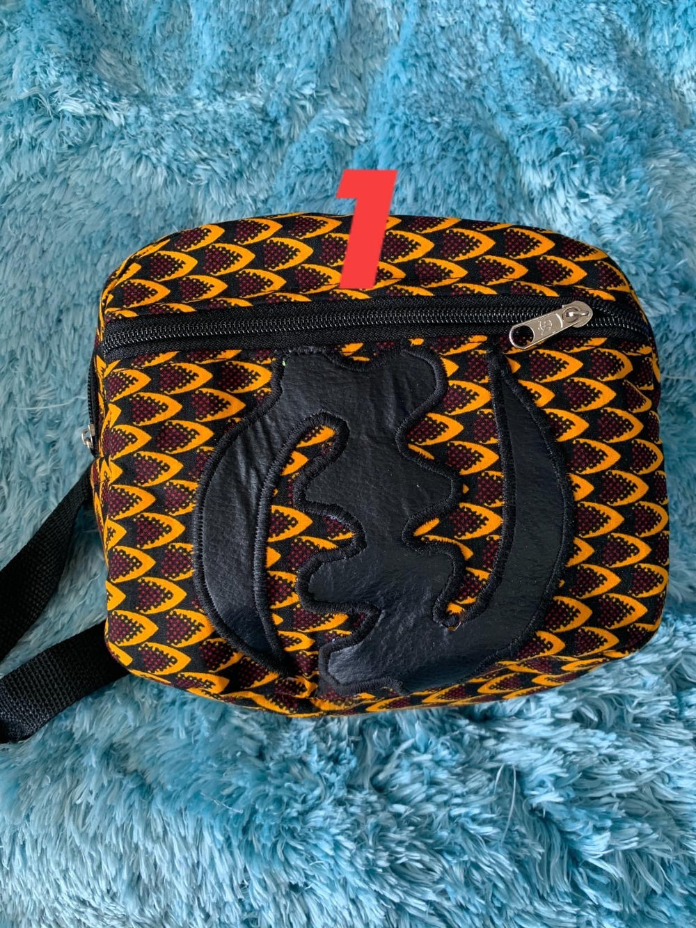 Authentic African Print waist bag. - K.D.Kollections Store