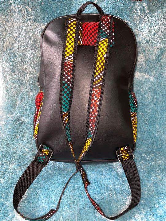 Large African print backpack🔥