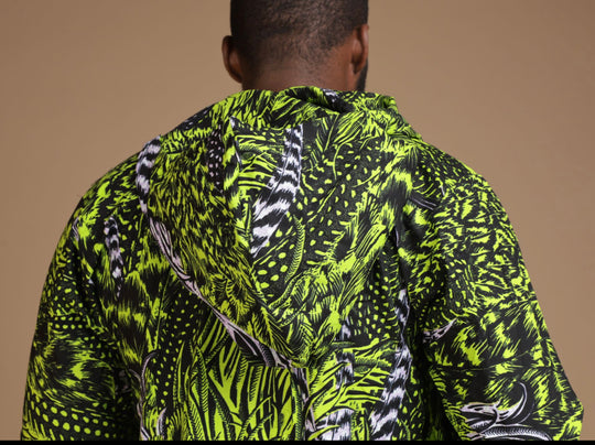 African print unisex hoodie jackets