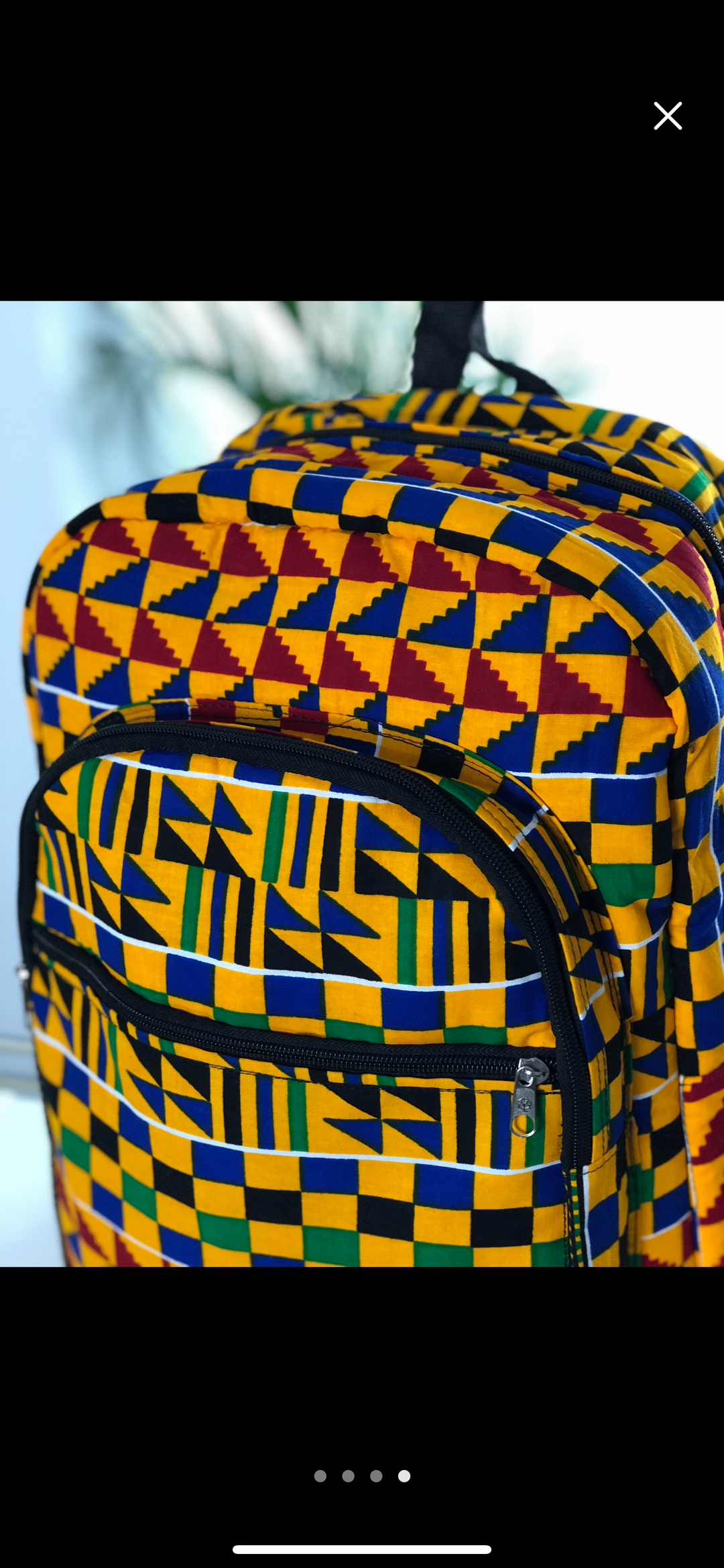 Authentic handmade kente backpack - K.D.Kollections Store