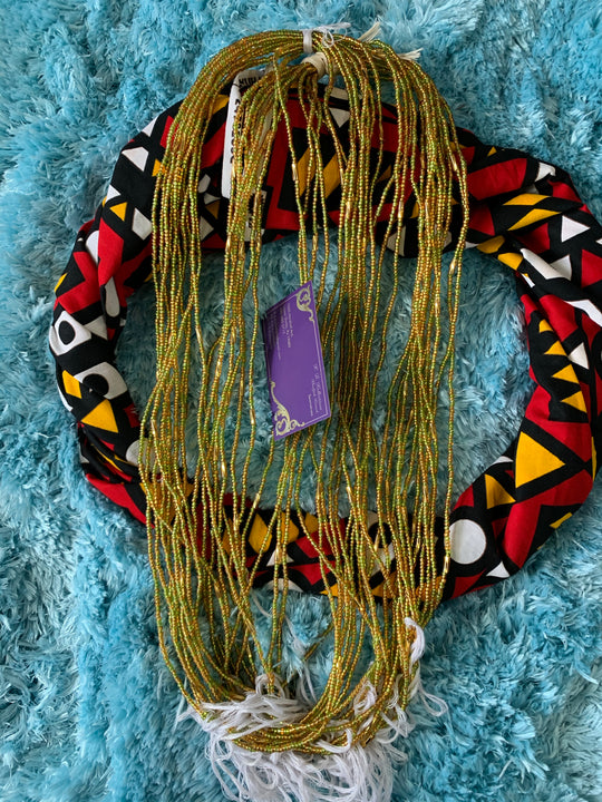 Beautiful West African Multicolored waist beads. Pls read description. - K.D.Kollections Store