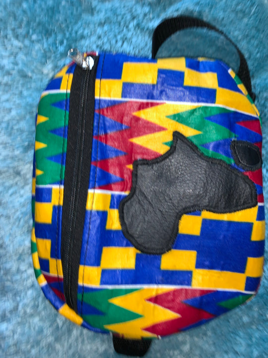 Kente print fanny pack - K.D.Kollections Store