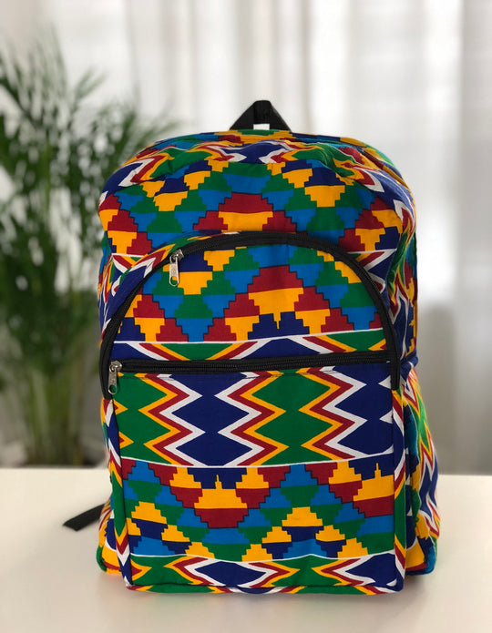 Authentic handmade kente backpack - K.D.Kollections Store