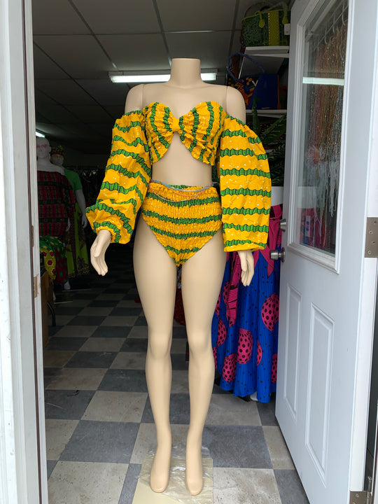 African Print Swimsuit/bikini - K.D.Kollections Store