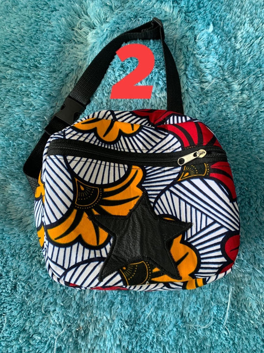 Authentic African Print waist bag - K.D.Kollections Store