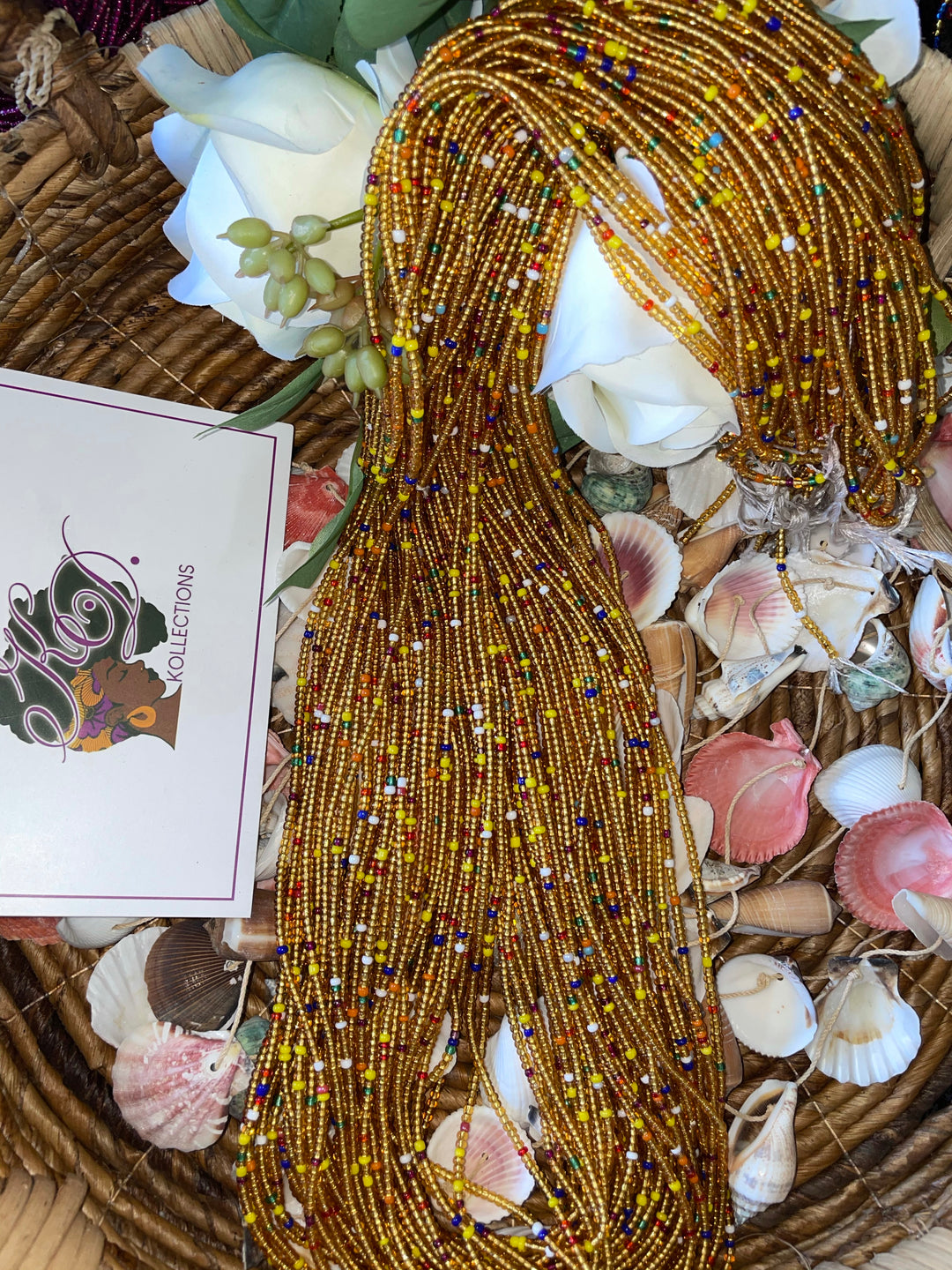 Authentic handmade waist beads from the motherland✨