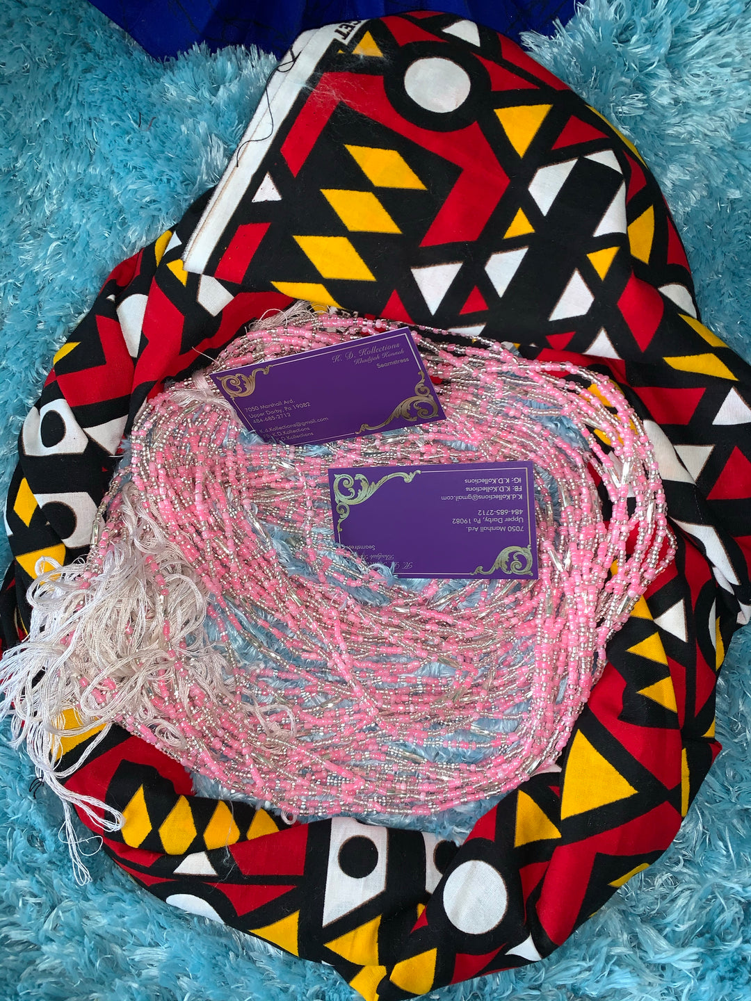 Beautiful West African Multicolored waist beads. Pls read description. - K.D.Kollections Store