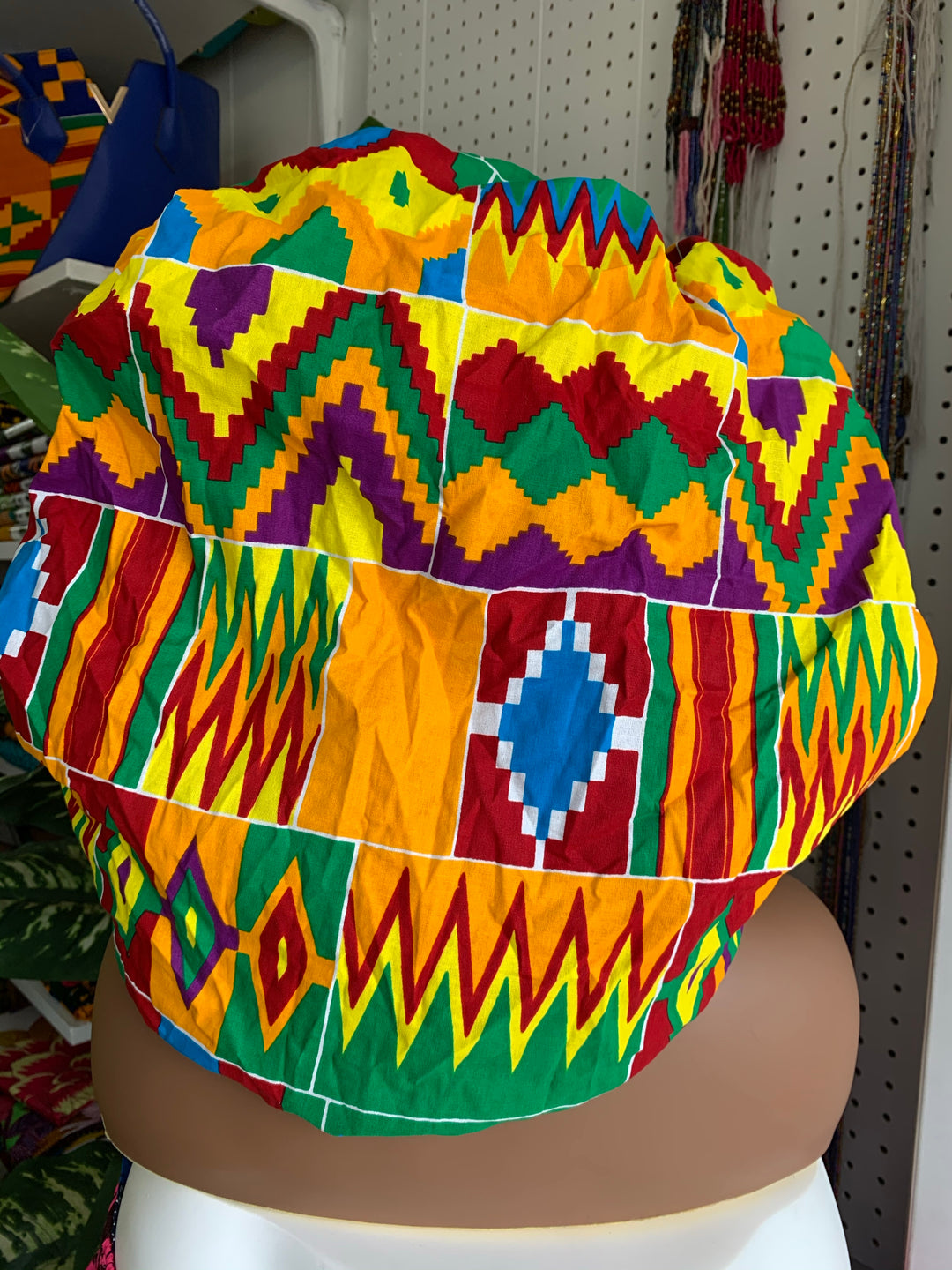 African print reversible hair bonnets. - K.D.Kollections Store