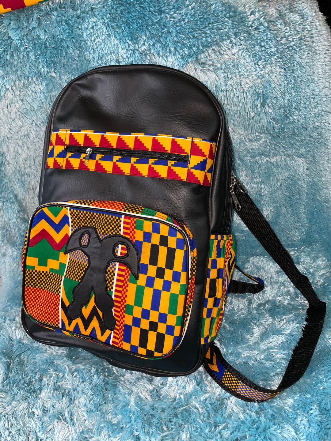 Large African print backpack🔥