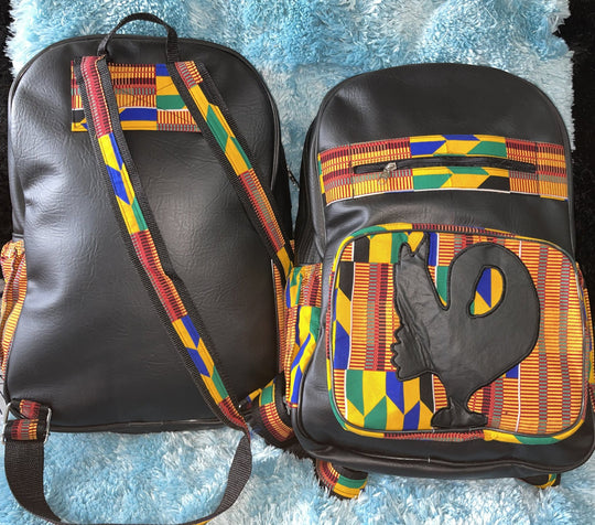 Large African print backpackers🔥