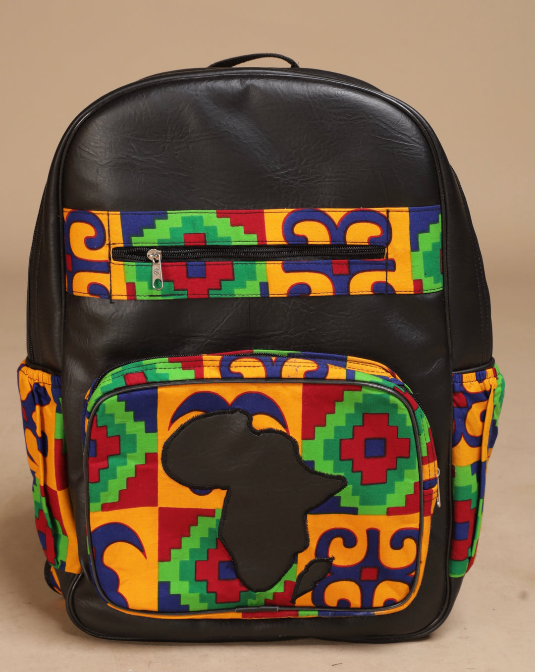 Large African print backpack backpack🔥