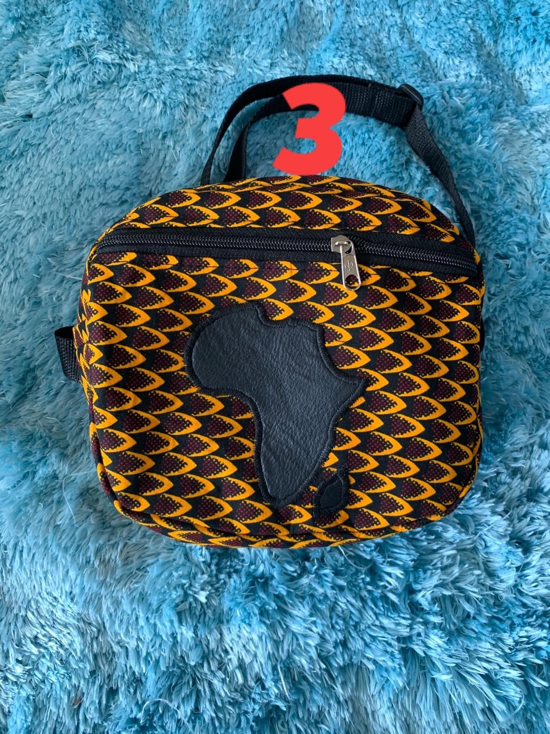 Authentic African Print waist bag. - K.D.Kollections Store