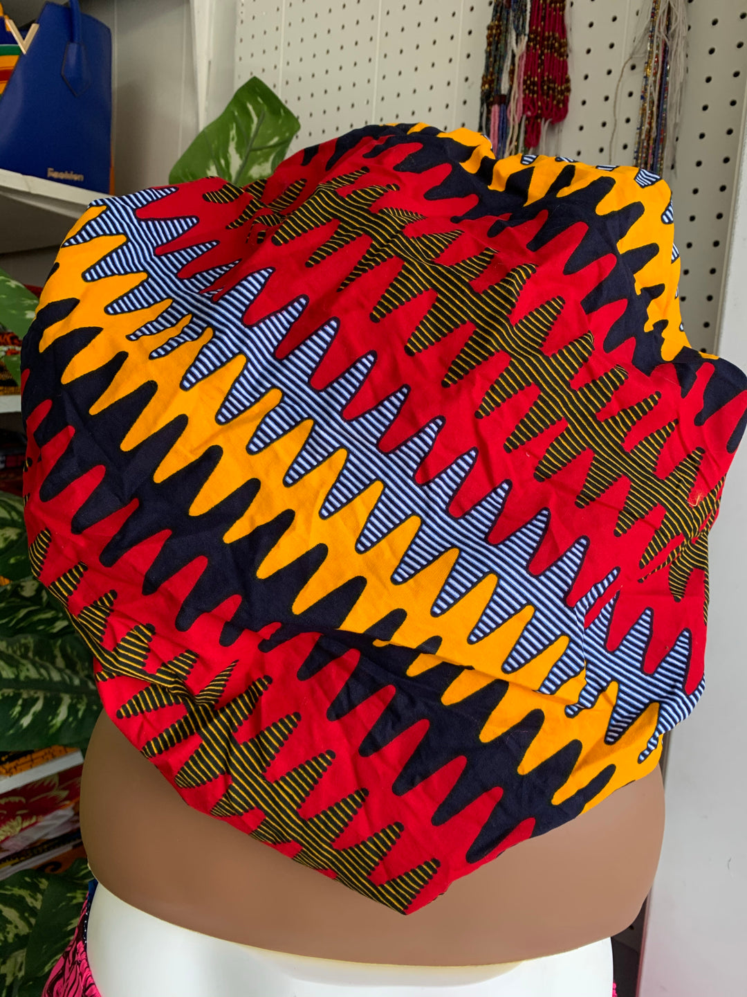 African print reversible hair bonnets - K.D.Kollections Store