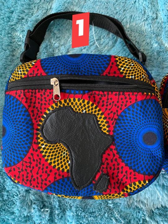 Authentic handmade African print waist bags - K.D.Kollections Store