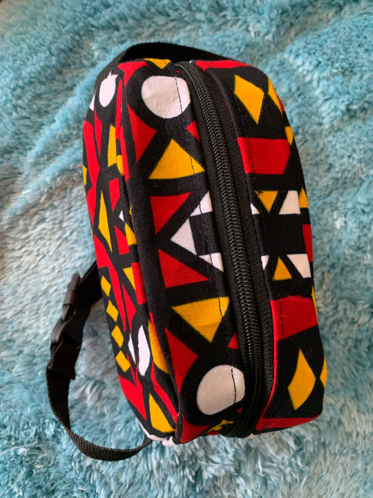 Authentic African Print waist bag - K.D.Kollections Store