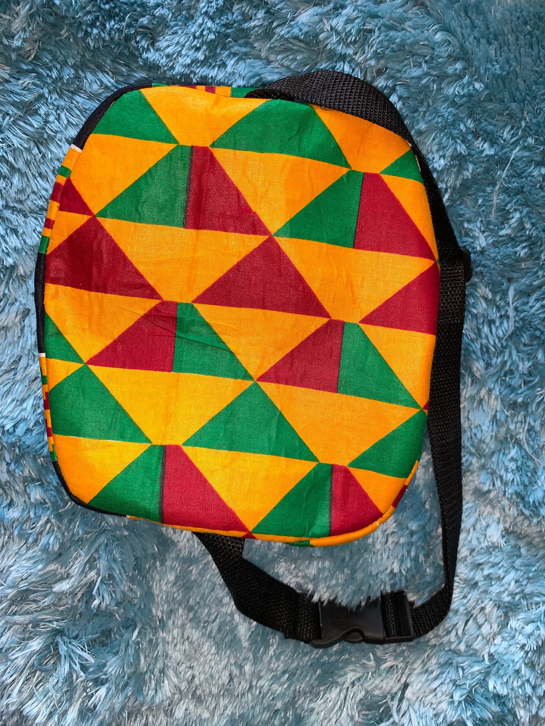 Kente print fanny pack - K.D.Kollections Store