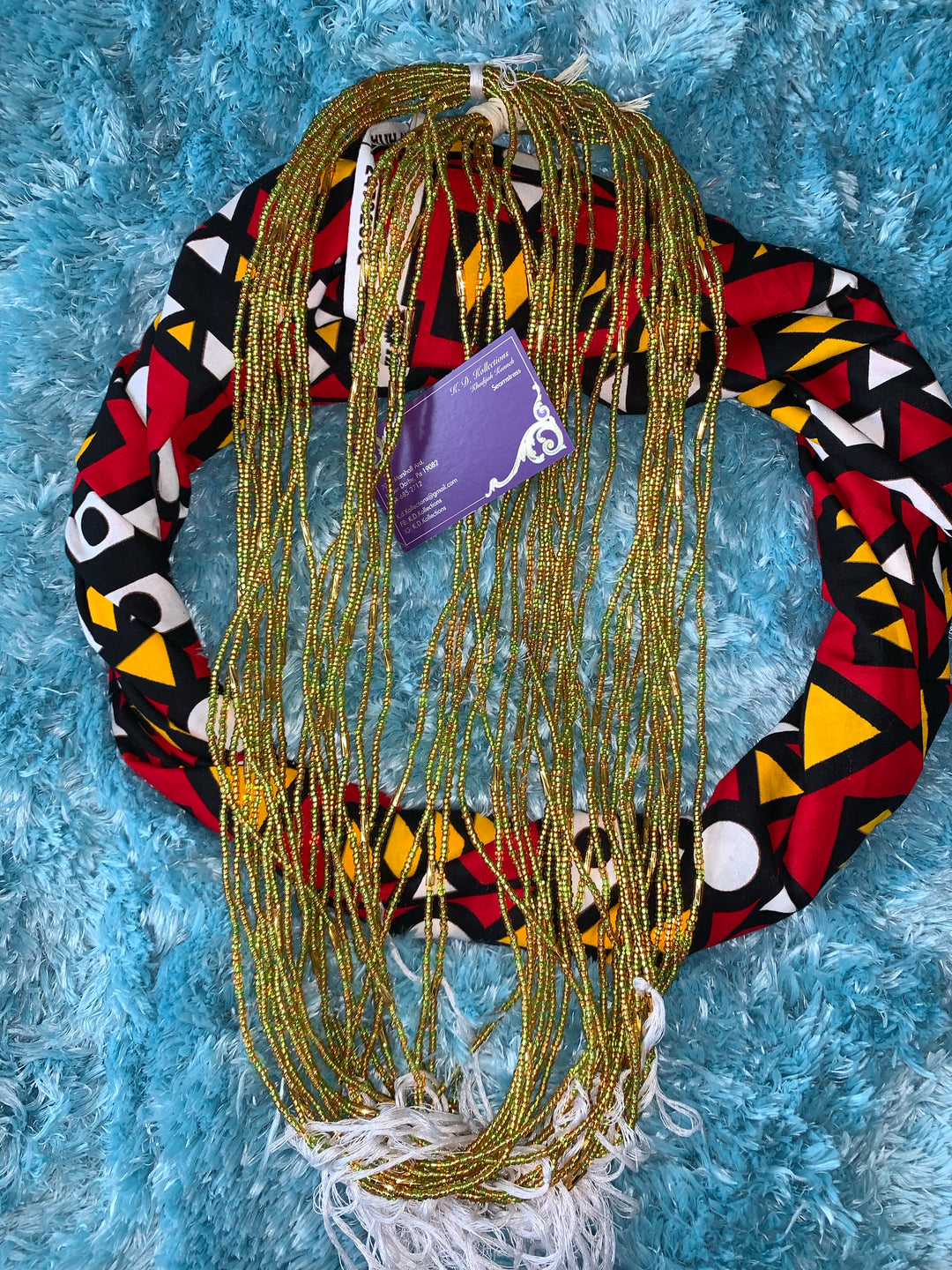 Beautiful West African Multicolored waist beads. Pls read description. - K.D.Kollections Store