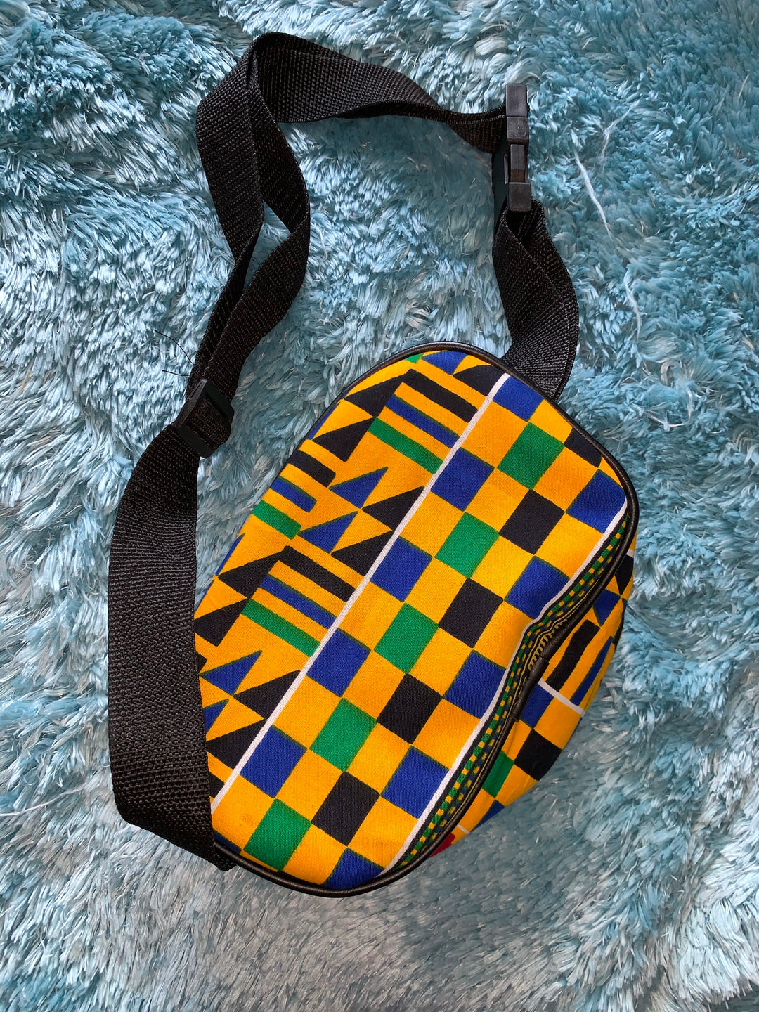 Kente fabric fanny pack - K.D.Kollections Store