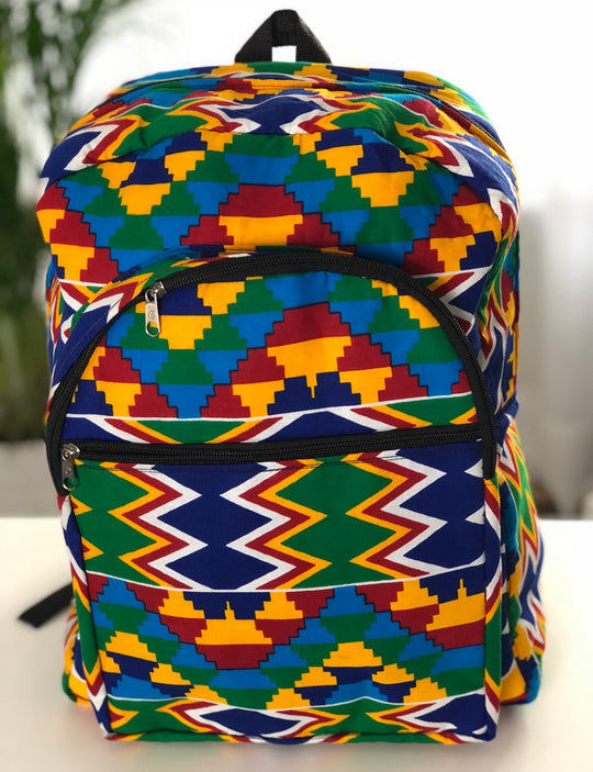 Authentic handmade kente backpack - K.D.Kollections Store