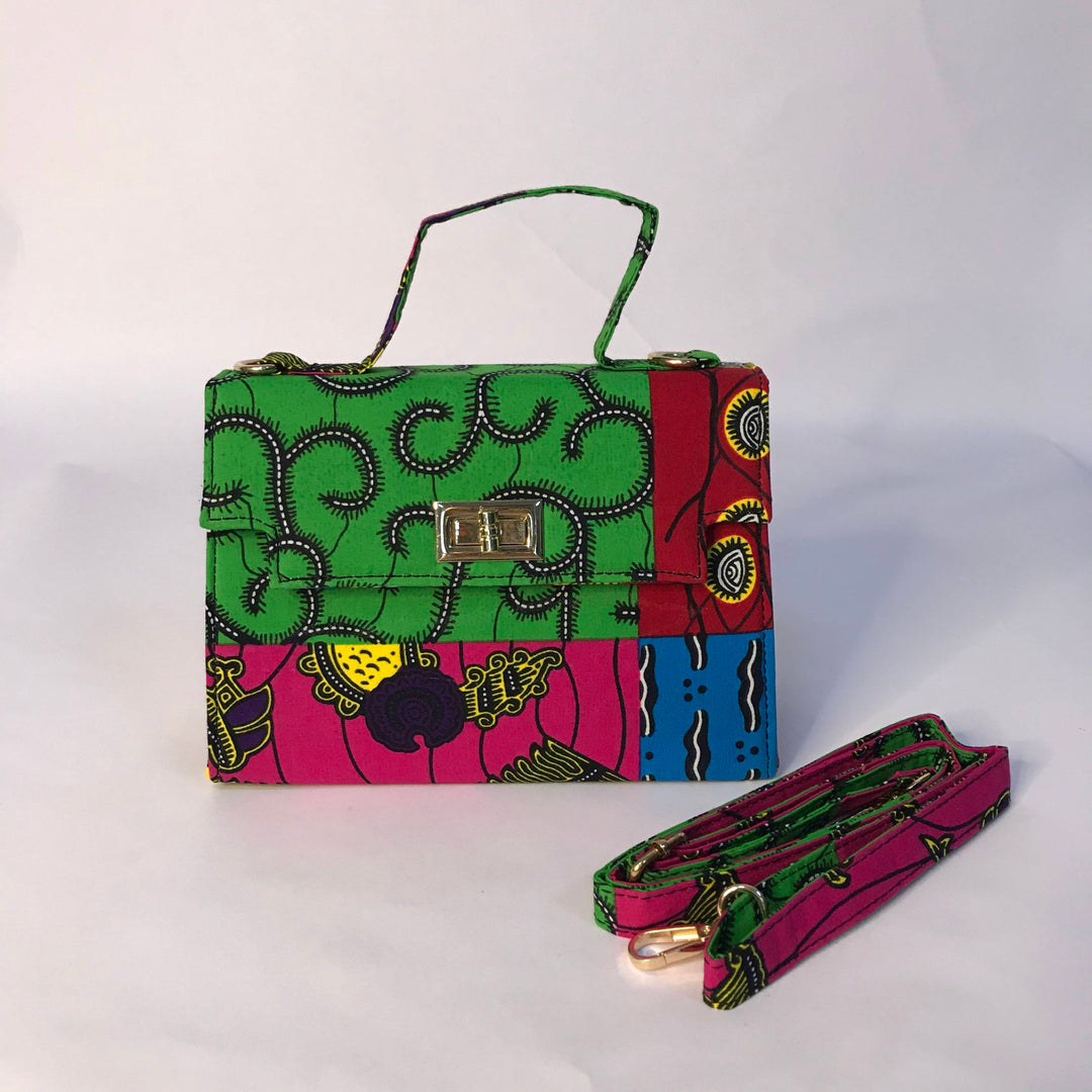 African print handmade handbags