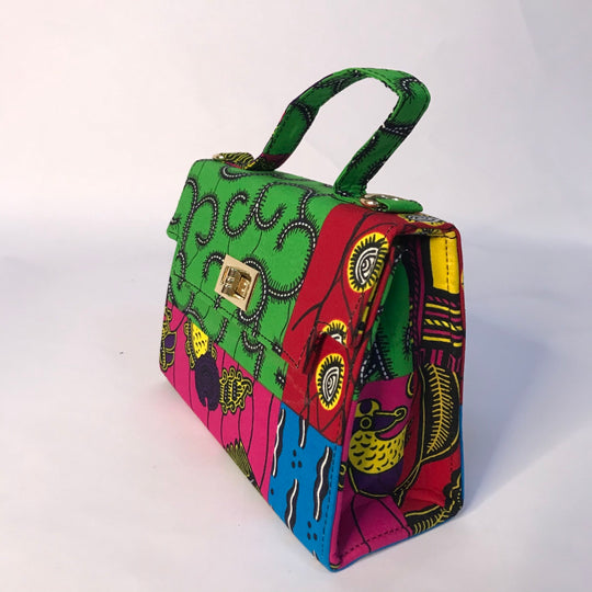 African print handmade handbags