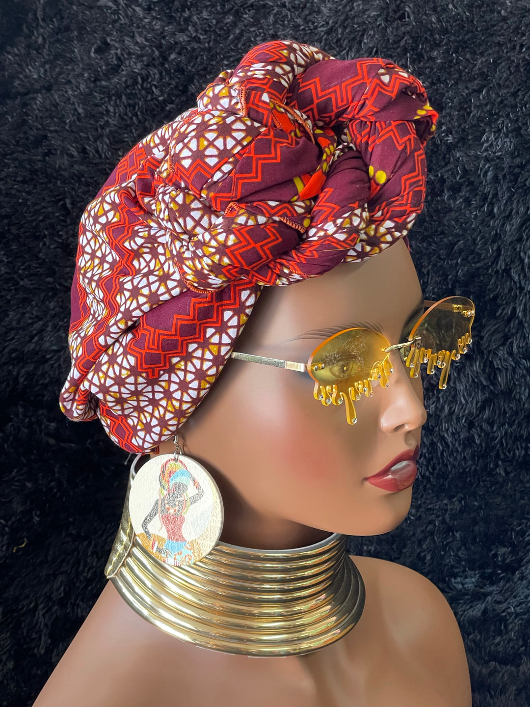 African print pre-tied headwrap/turban🔥🔥