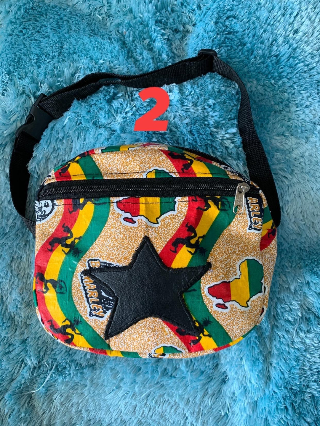 Authentic African Print waist bag. - K.D.Kollections Store