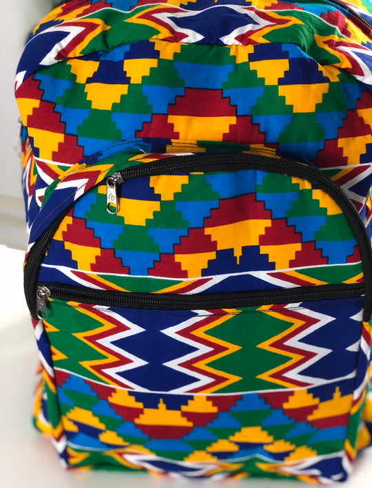 Authentic handmade kente backpack - K.D.Kollections Store