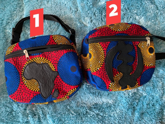 Authentic handmade African print waist bags - K.D.Kollections Store