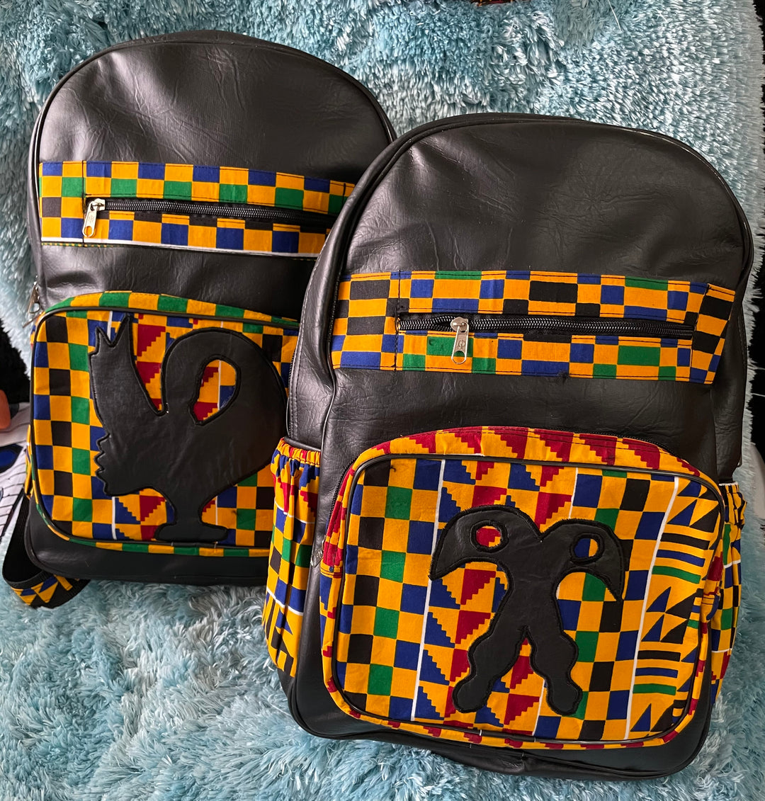 Large African print backpackers🔥