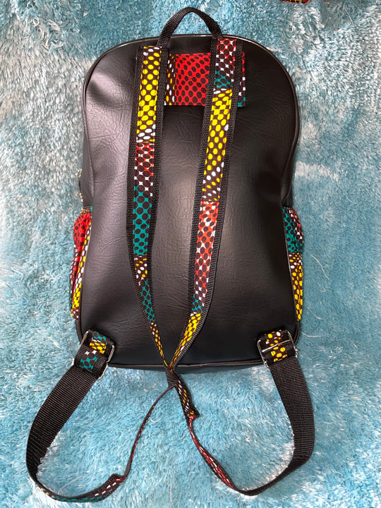 Large African print backpack🔥