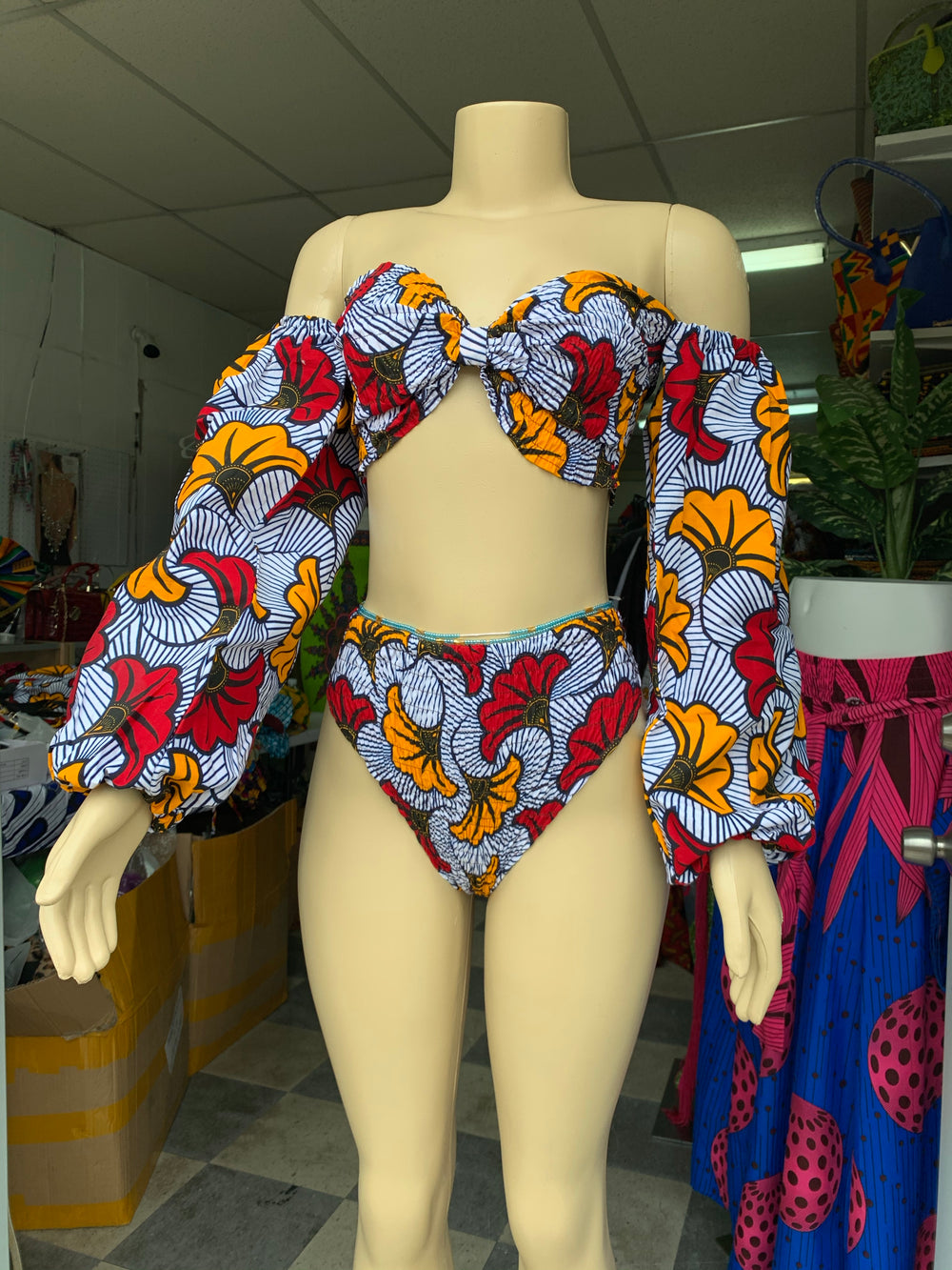 African Print Swimsuit/bikini - K.D.Kollections Store