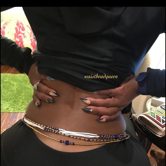 Beautiful West African Multicolored waist beads. Pls read description. - K.D.Kollections Store