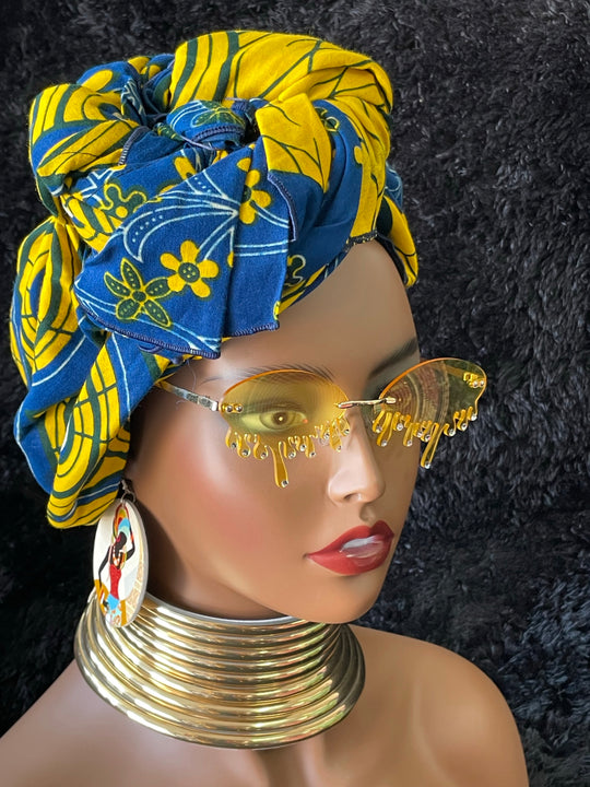 African print pre-tied headwrap/turban🔥🔥