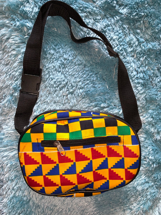 Kente fabric fanny pack - K.D.Kollections Store