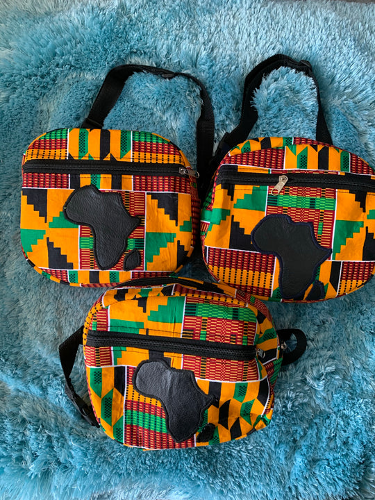 Authentic African Print waist bags - K.D.Kollections Store