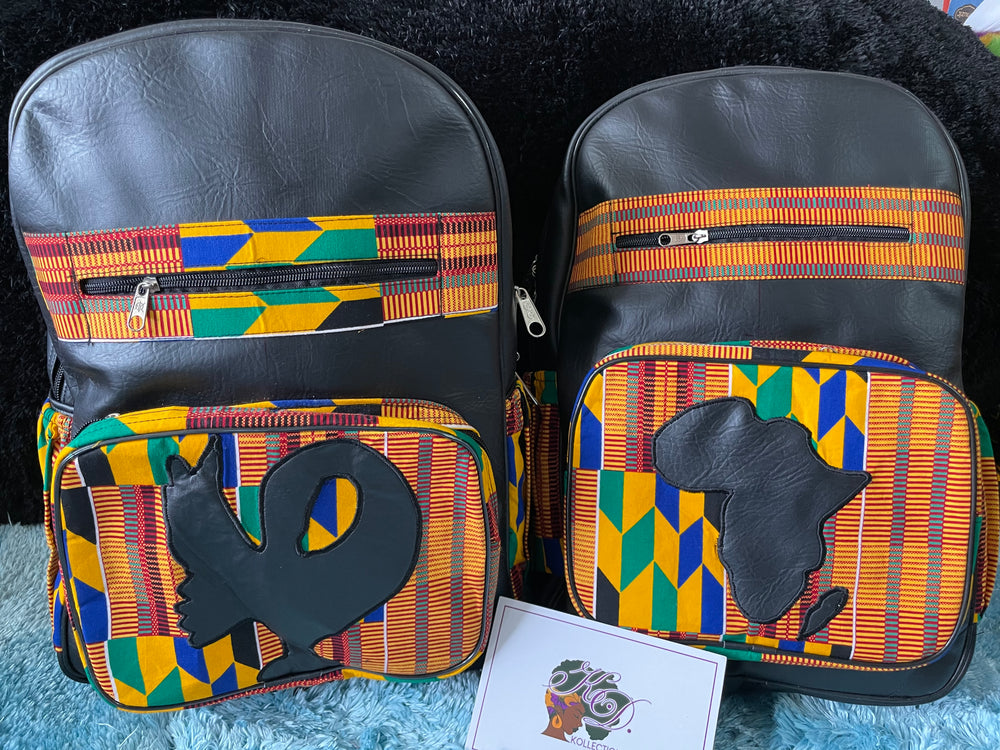 Large African print backpackers🔥