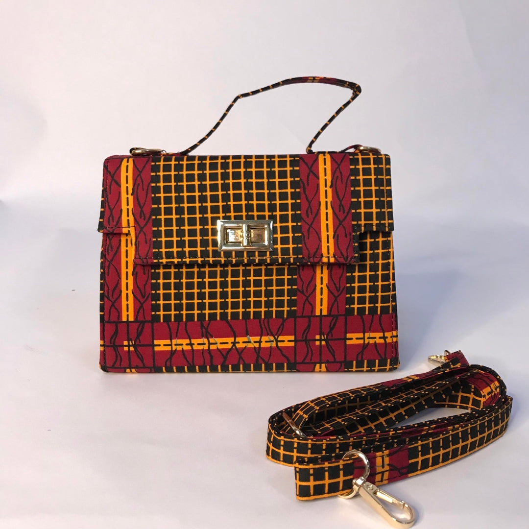 African print handmade handbags