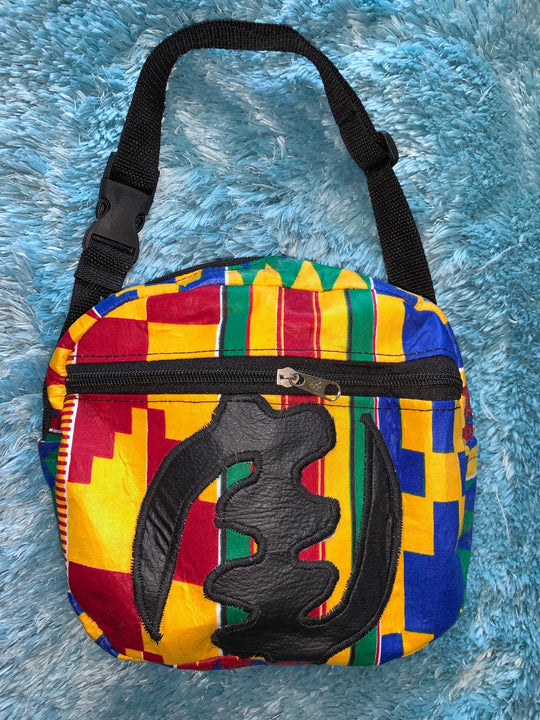 Kente print fanny pack - K.D.Kollections Store